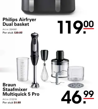 Aanbieding: Philips Airfryer Dual basket