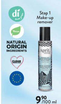 Aanbieding: April. Stap 1 Make-up remover