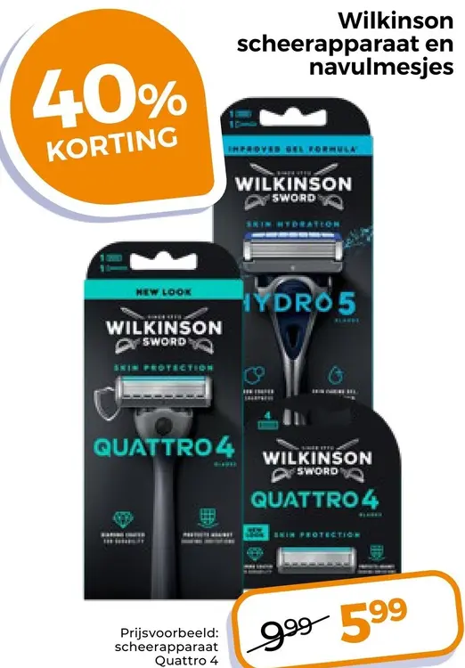 Aanbieding: Scheerapparaat en navulmesjes