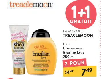 Offre: Crème corps Brazilian Love