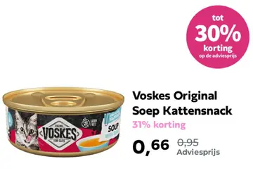 Aanbieding: Voskes Original Soep Kattensnack