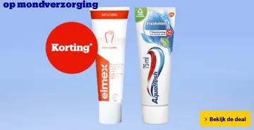 Aanbieding: Elmex Anti-Caries / Aquafresh Freshmint