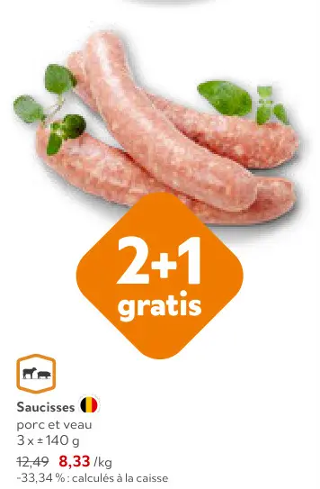 Offre: Saucisses