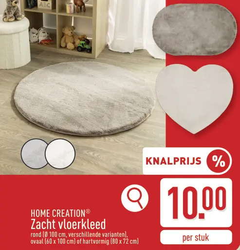 Promotie: Zacht vloerkleed
