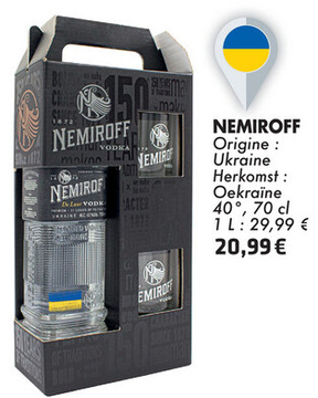 Aanbieding: NEMIROFF Vodka