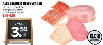 Aanbieding: Alle kleintje vleeswaren