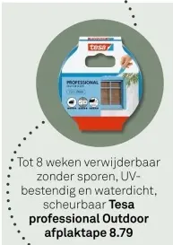 Aanbieding: Professional Outdoor afplaktape