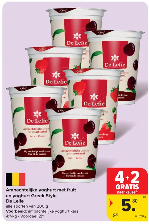 Promotie: Ambachtelijke yoghurt met fruit en yoghurt Greek Style