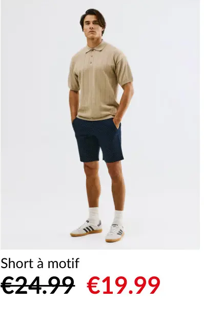 Offre: Short à motif