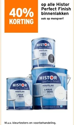 Aanbieding: Histor Perfect Finish binnenlakken
