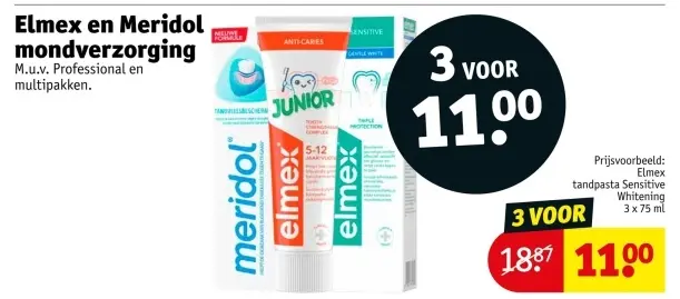 Aanbieding: Elmex en Meridol mondverzorging