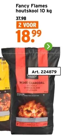 Aanbieding: Fancy Flames houtskool 10 kg