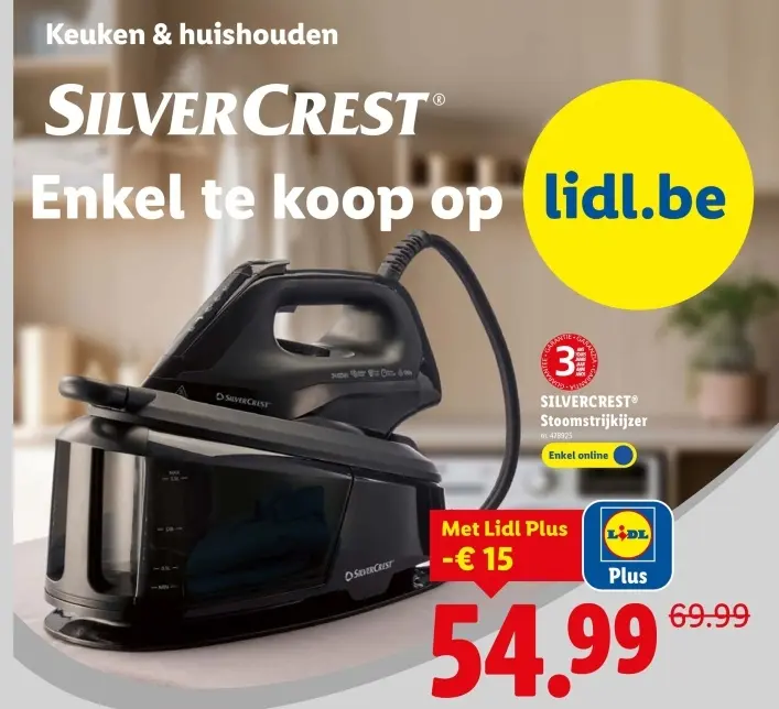 Promotie: Stoomstrijkijzer