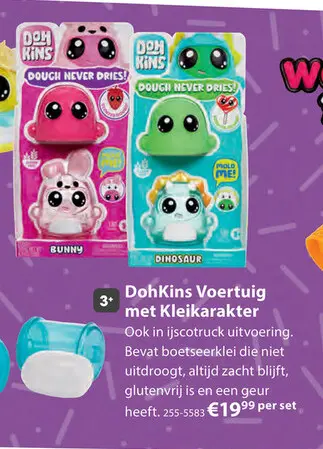 Aanbieding: Dohkins Voertuig met Kleikarakter