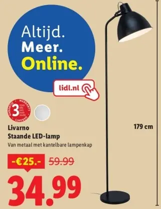 Aanbieding: Staande LED-lamp