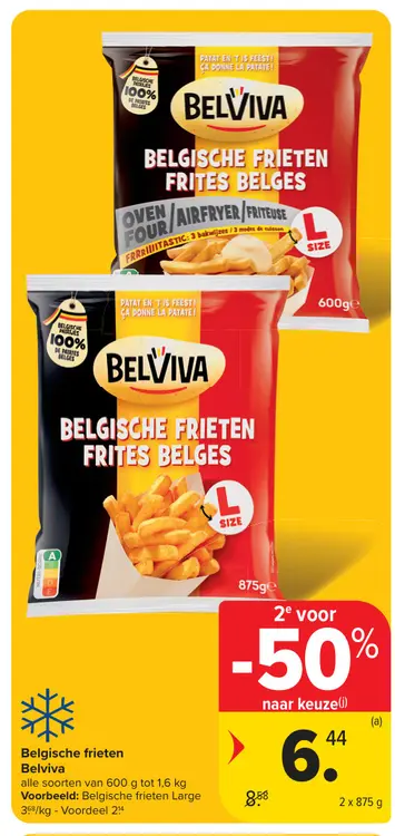 Promotie: Belgische frieten
