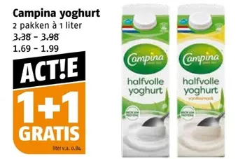 Aanbieding: Campina yoghurt
