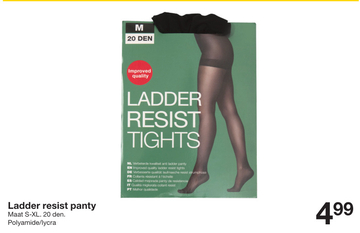 Aanbieding: Ladder resist panty