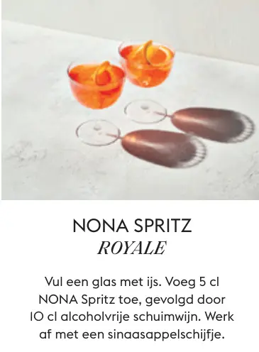 Promotie: Nona spritz royale