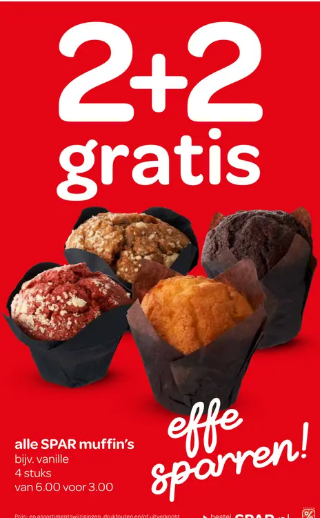 Aanbieding: muffin's