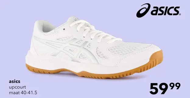 Aanbieding: Asics Upcourt 6 dames zaalschoenen wit