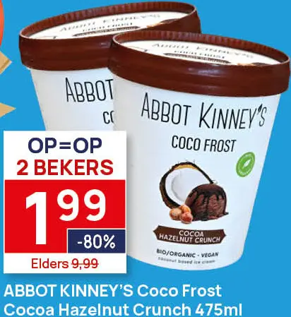 Aanbieding: ABBOT KINNEY'S Coco Frost Cocoa Hazelnut Crunch