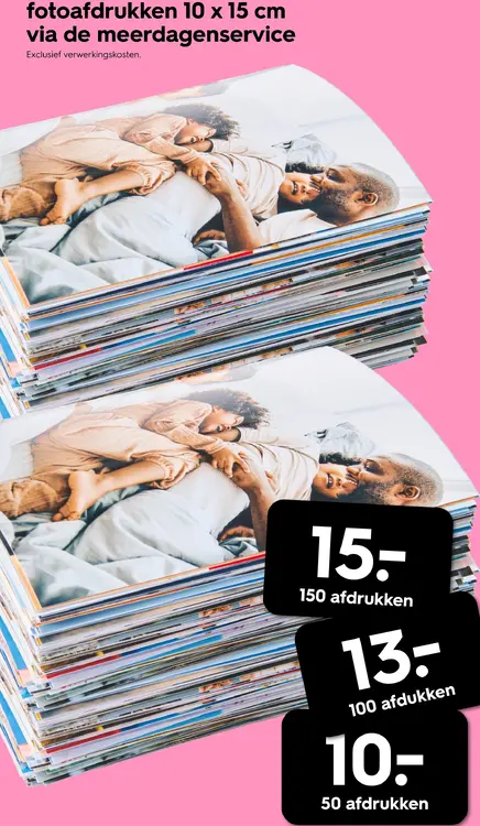 Aanbieding: Fotoafdrukken 10 x 15 cm via de meerdagenservice