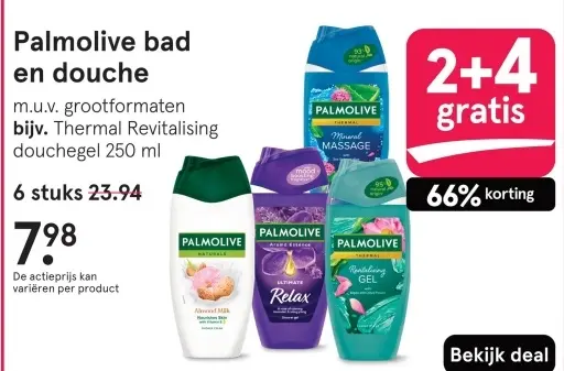 Aanbieding: Palmolive bad en douche