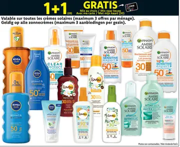 Offre: All sunscreens
