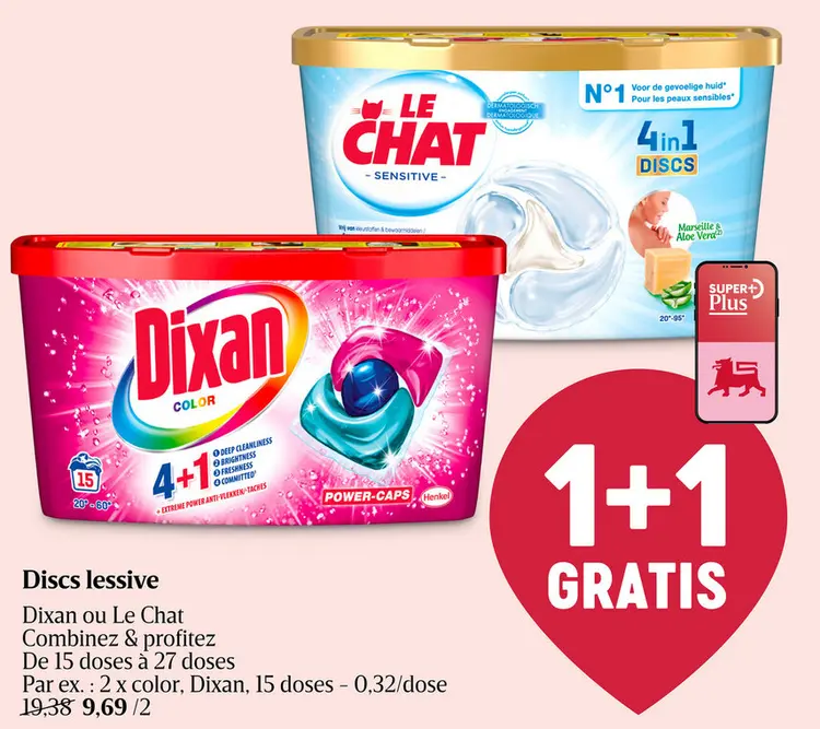 Offre: Discs lessive