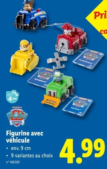 Offre: Figurine avec véhicule