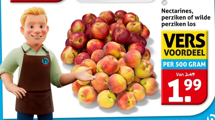 Nectarines, perziken of wilde perziken
