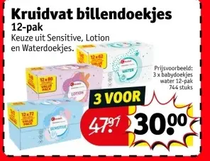 Promotie: Kruidvat billendoekjes