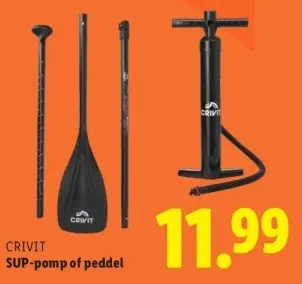 Aanbieding: SUP-pomp of peddel