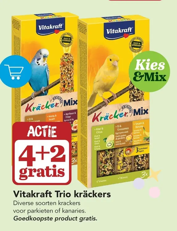 Aanbieding: Vitakraft Trio kräckers