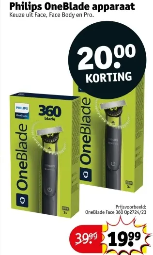 Aanbieding: Philips OneBlade apparaat