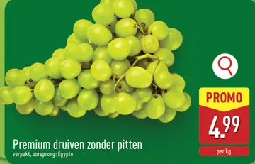 Aanbieding: Premium druiven zonder pitten