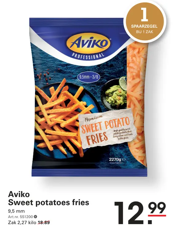 Aanbieding: Sweet potatoes fries