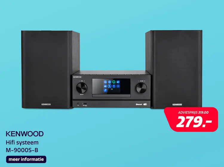 Aanbieding: Kenwood EC M-9000S-B