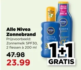 Aanbieding: Nivea Zonnebrand