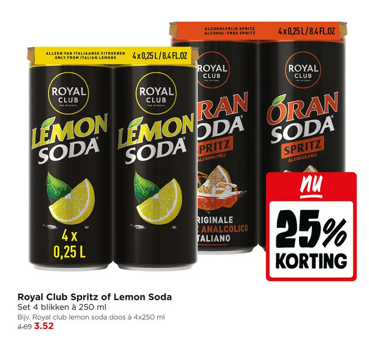 Aanbieding: Spritz of Lemon Soda
