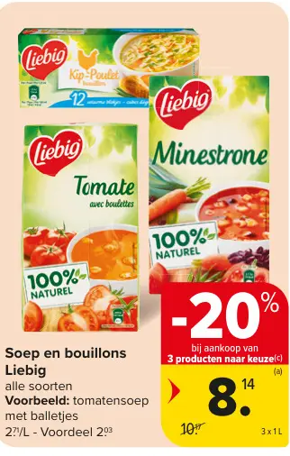 Promotie: Soep en bouillons