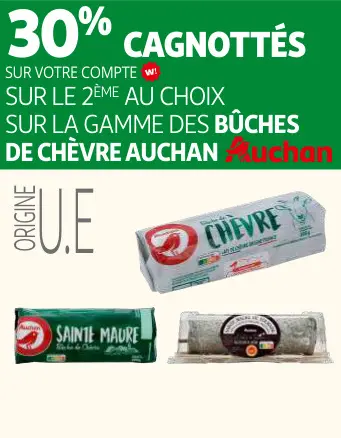 Promotie: La gamme des bûches de chèvre