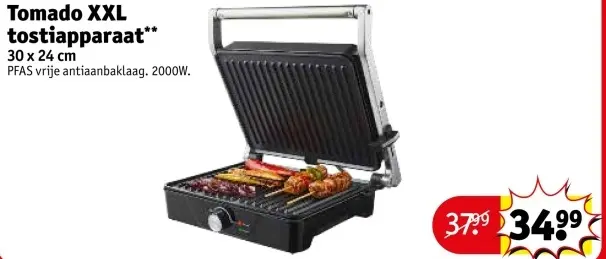 Aanbieding: Tomado XXL tostiapparaat