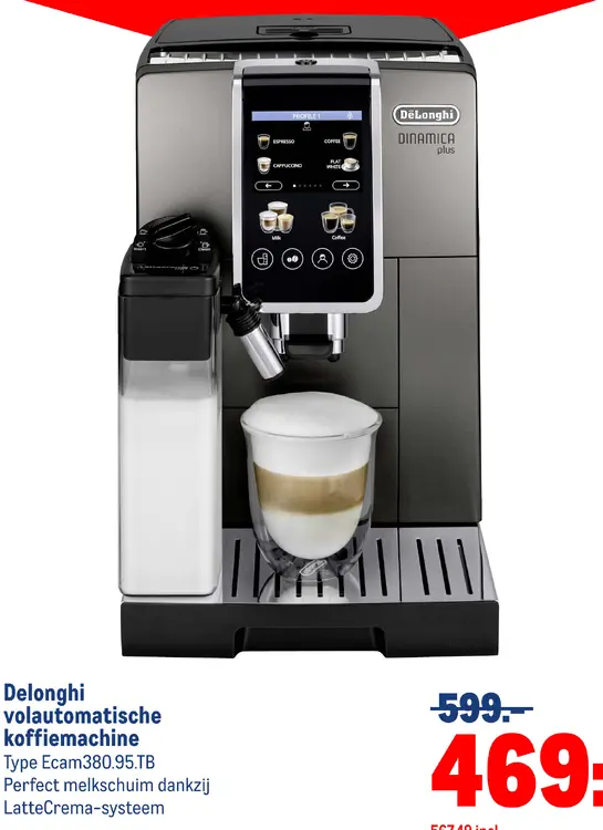 Aanbieding: volautomatische koffiemachine