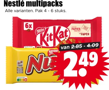 Aanbieding: Nestlé multipacks