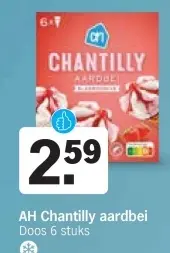 Aanbieding: AH Chantilly aardbei