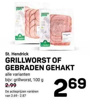 Aanbieding: Grillworst of gebraden gehakt