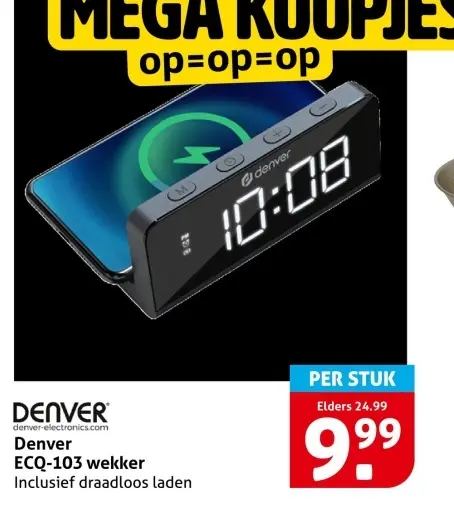 Aanbieding: ECQ-103 wekker
