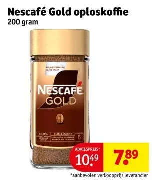 Aanbieding: Nescafé Gold oploskoffie